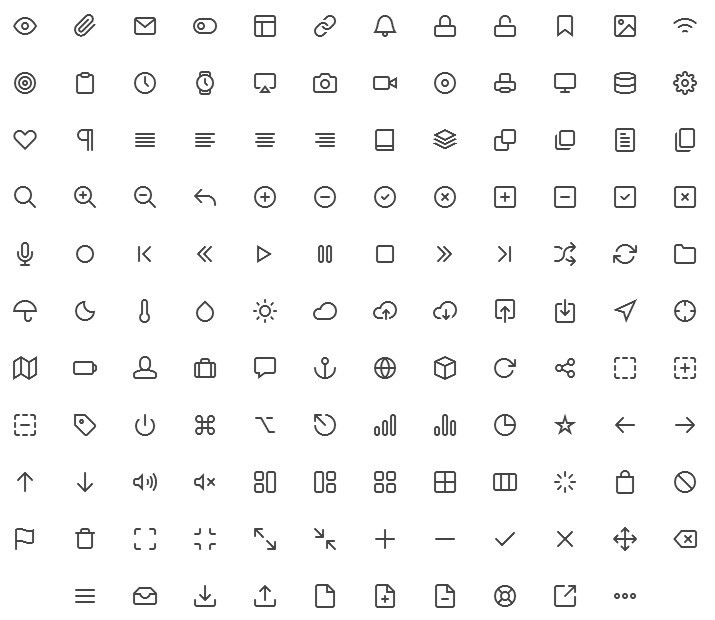 Feather Icon Pack